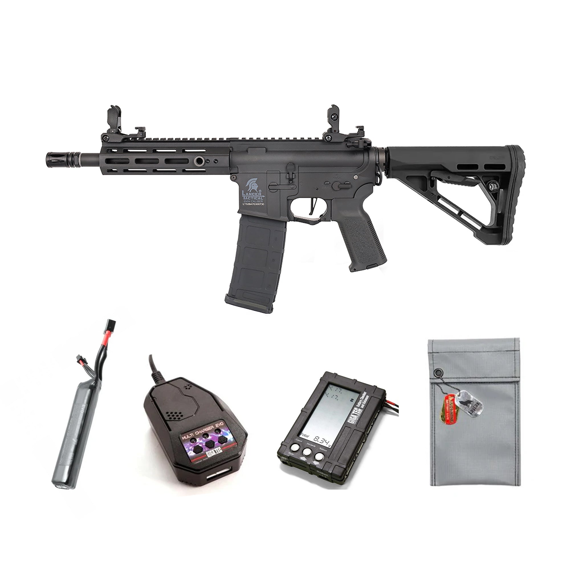 LANCER TACTICAL M-LOK 7" Airsoft M4 AEG 電動ガン本体/対象年齢18歳以上【12月発売予定!予約受付中】