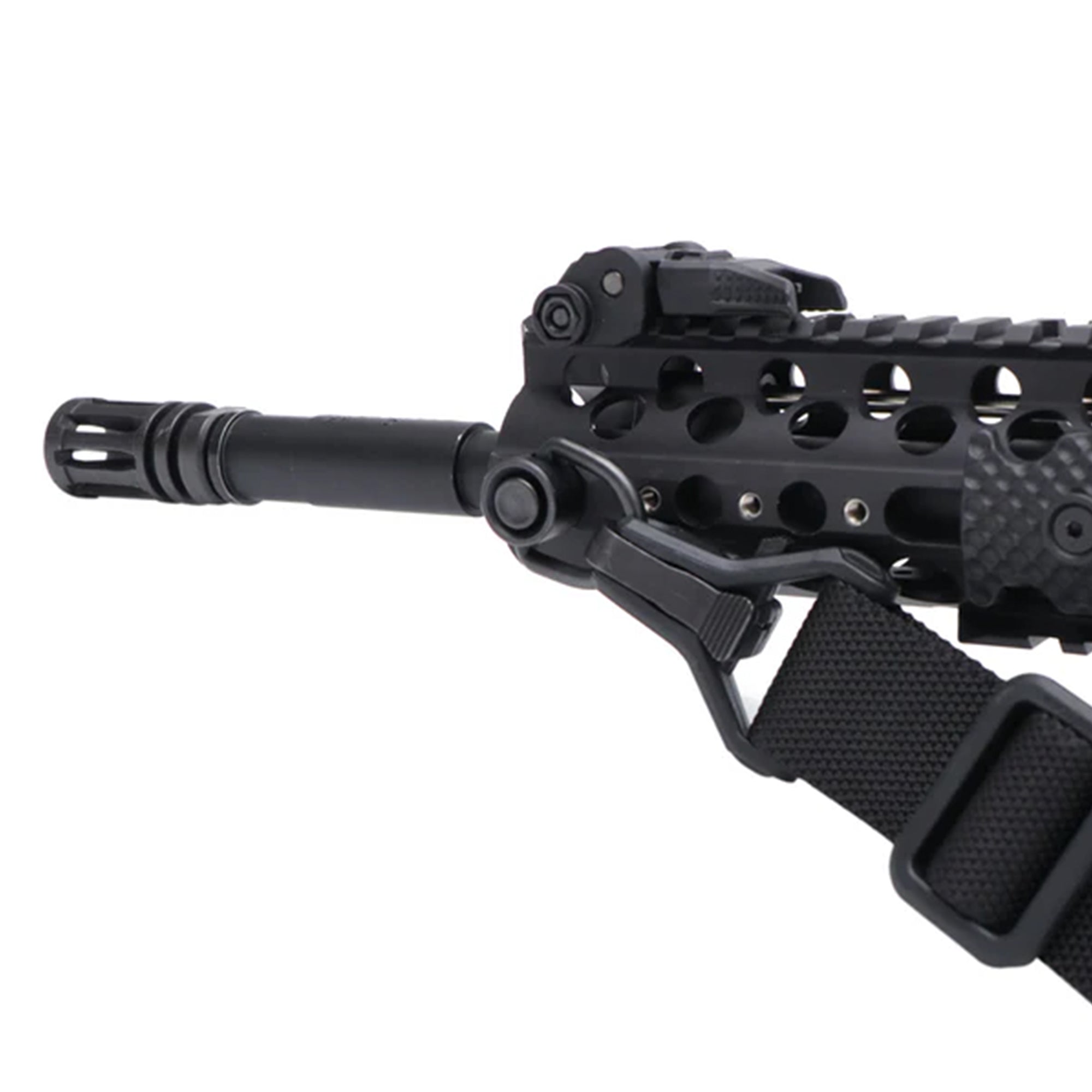PTS Airsoft Gun Accessories Low Profile QD Sling Swivel QDスリングスイベル【ブラック】