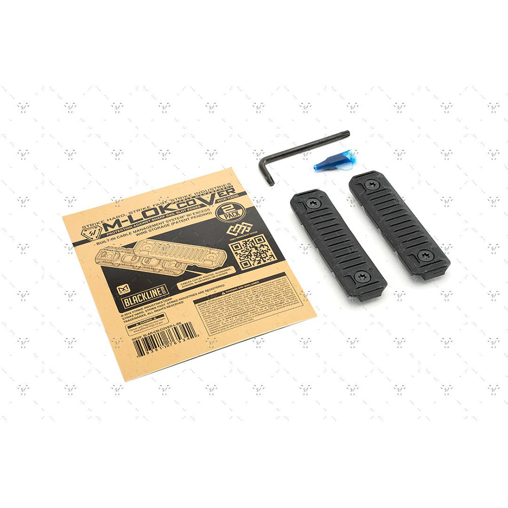 Strike M-LOK Cable Management Covers - Long or Short レイルカバー【ブラック/フラットダークアース】