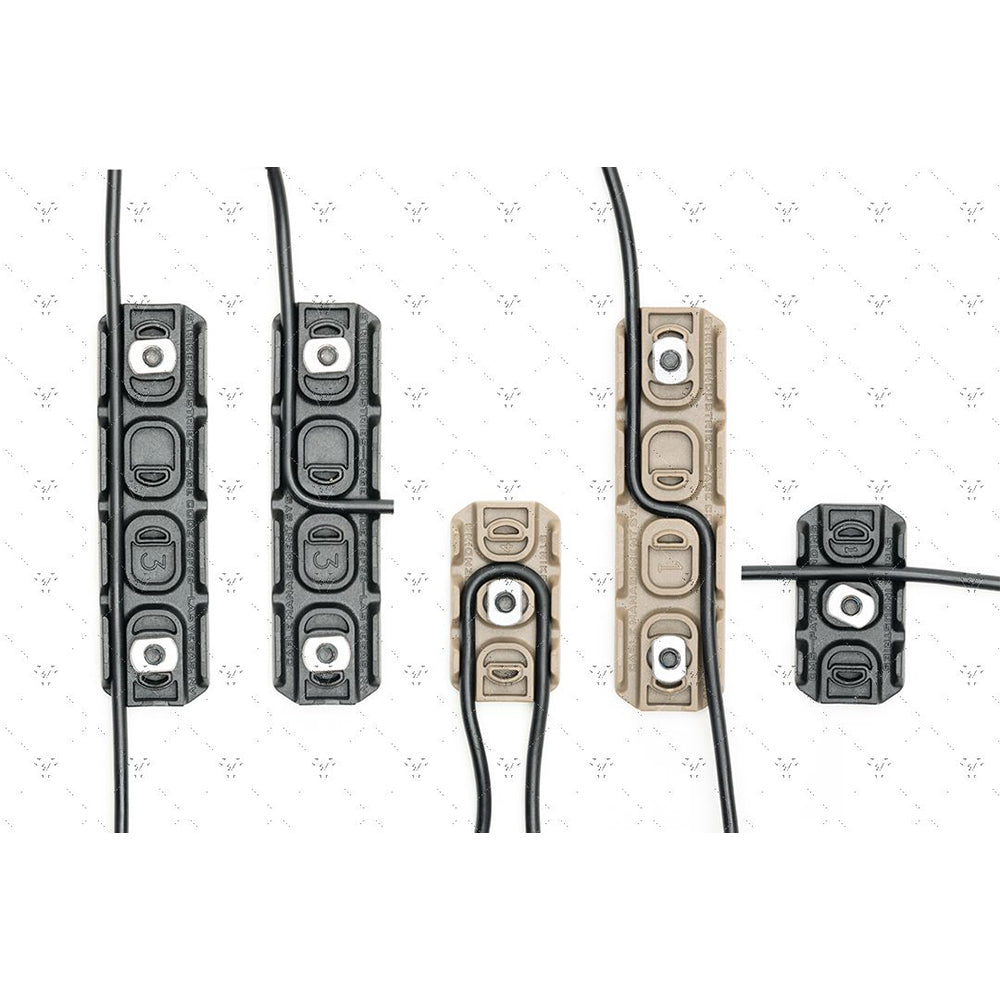 Strike M-LOK Cable Management Covers - Long or Short レイルカバー【ブラック/フラットダークアース】