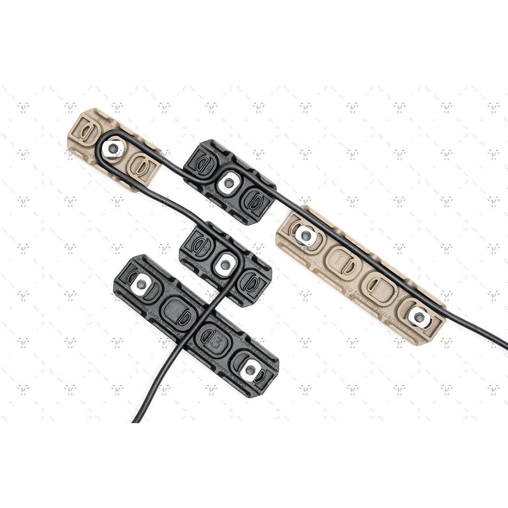 Strike M-LOK Cable Management Covers - Long or Short レイルカバー【ブラック/フラットダークアース】