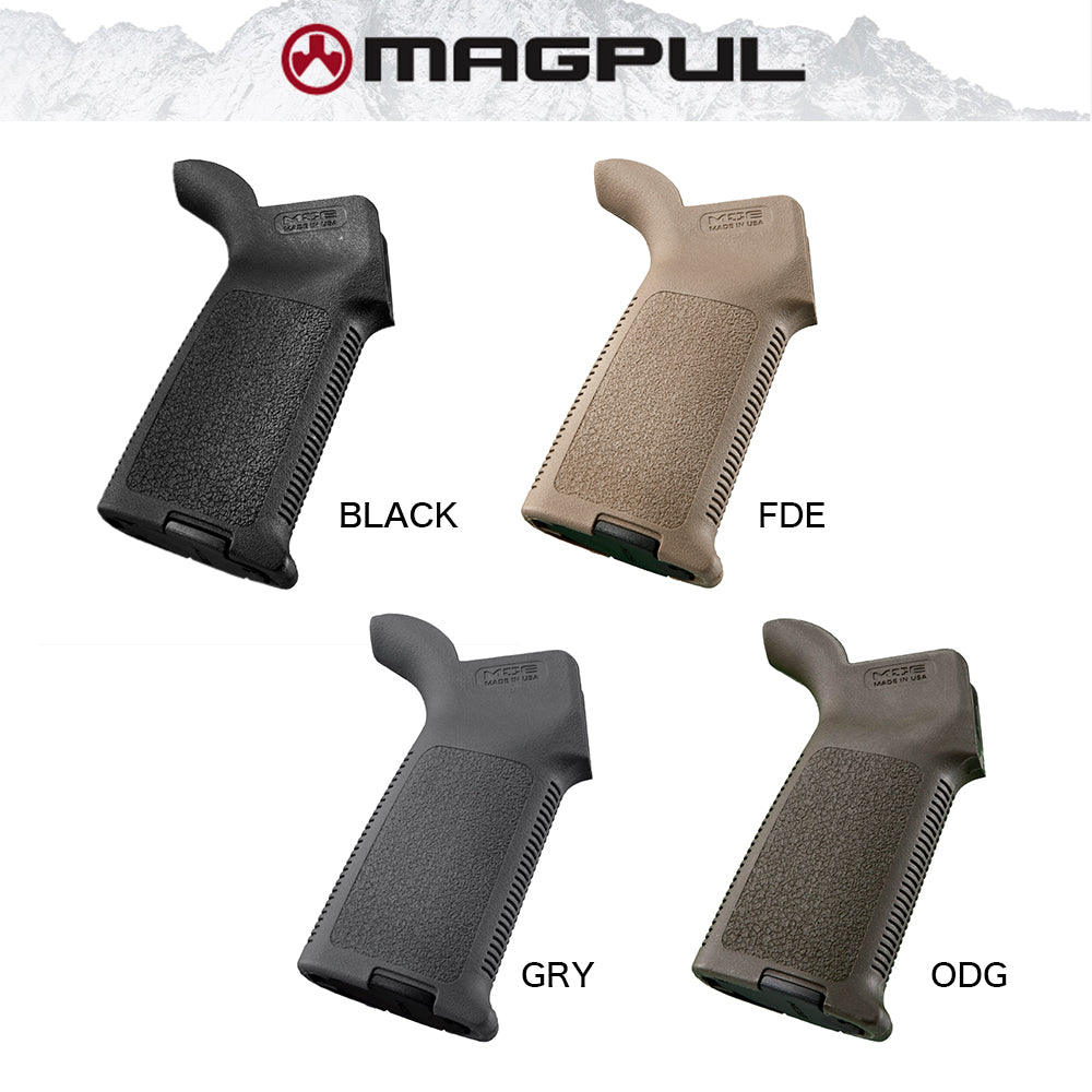 MAGPUL/マグプル MOE Grip-AR15/M4 グリップ【ブラック/フラットダークアース/ステルスグレー/オリーブドラブグリーン】