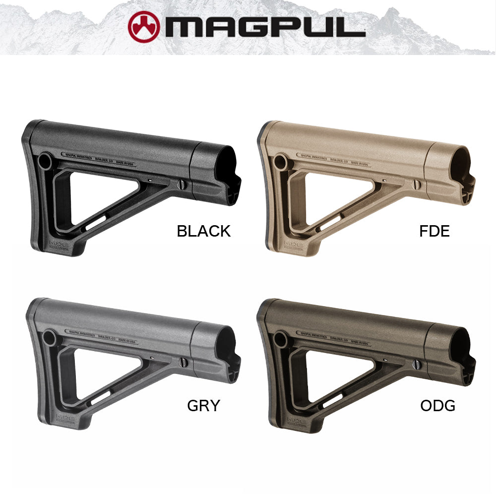 MAGPUL/マグプル MOE Fixed カービンストック-ミルスペック/MOE Fixed Carbine Stock-Mil-Spec【ブラック/フラットダークアース/ステルスグレー/オリーブドラブグリーン】