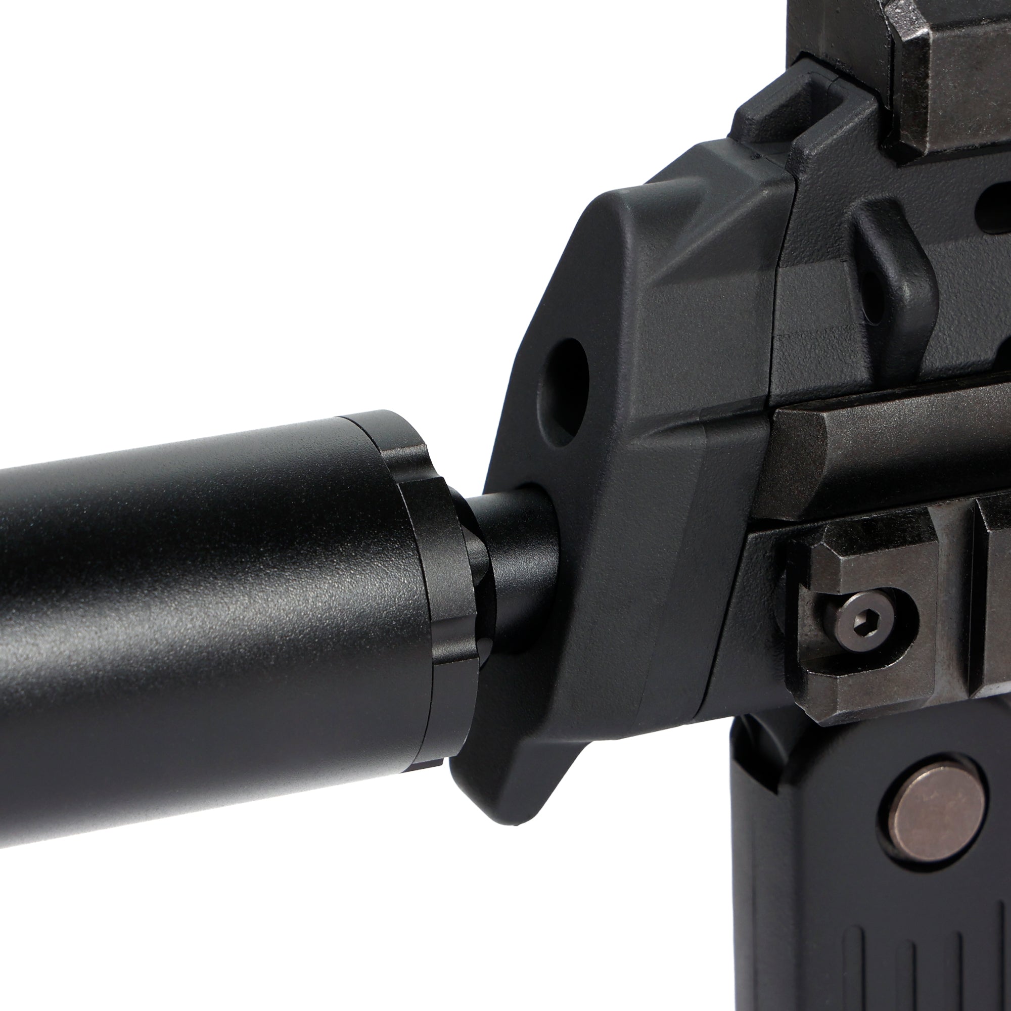 Tokyo Marui MP7A1 Custom Outer Barrel with Short SAS (14mm Reverse Thread Adapter) [NINEBALL]