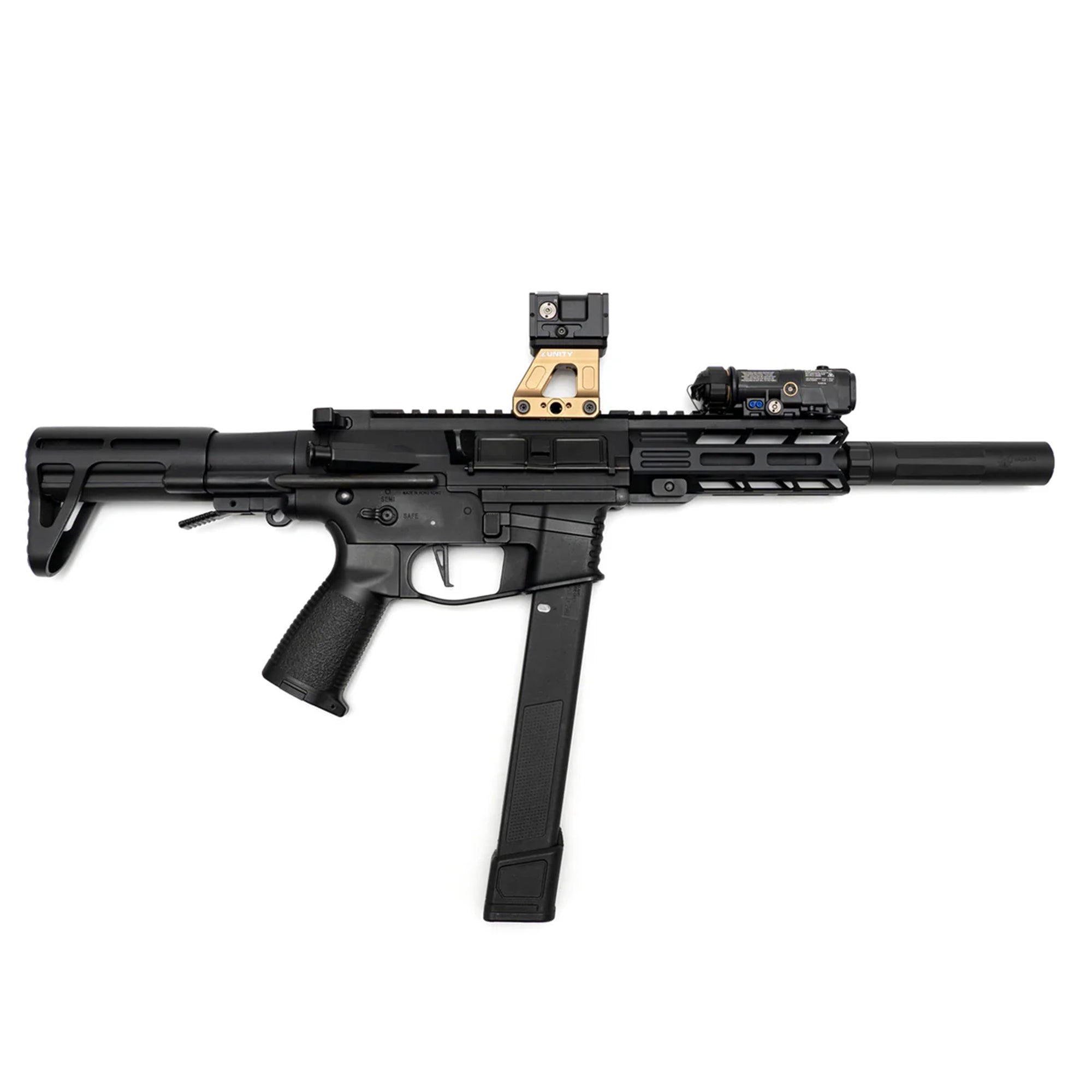 PTS Dead Air Mask Mock Suppressor(Non-US) - 14mm CCW サプレッサー【ブラック】