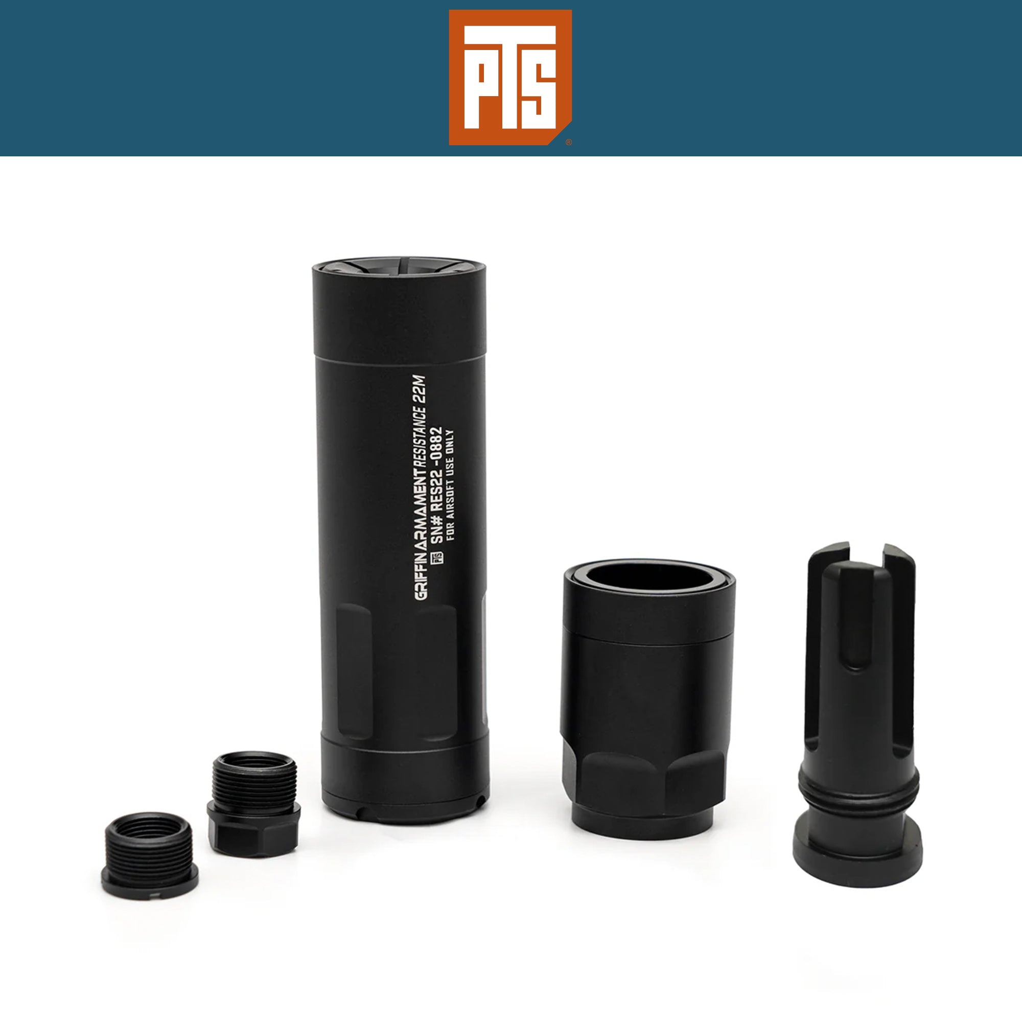 PTS Griffin Armament RESISTANCE 22 (R22) MODULAR Tracer トレーサー【ブラック】