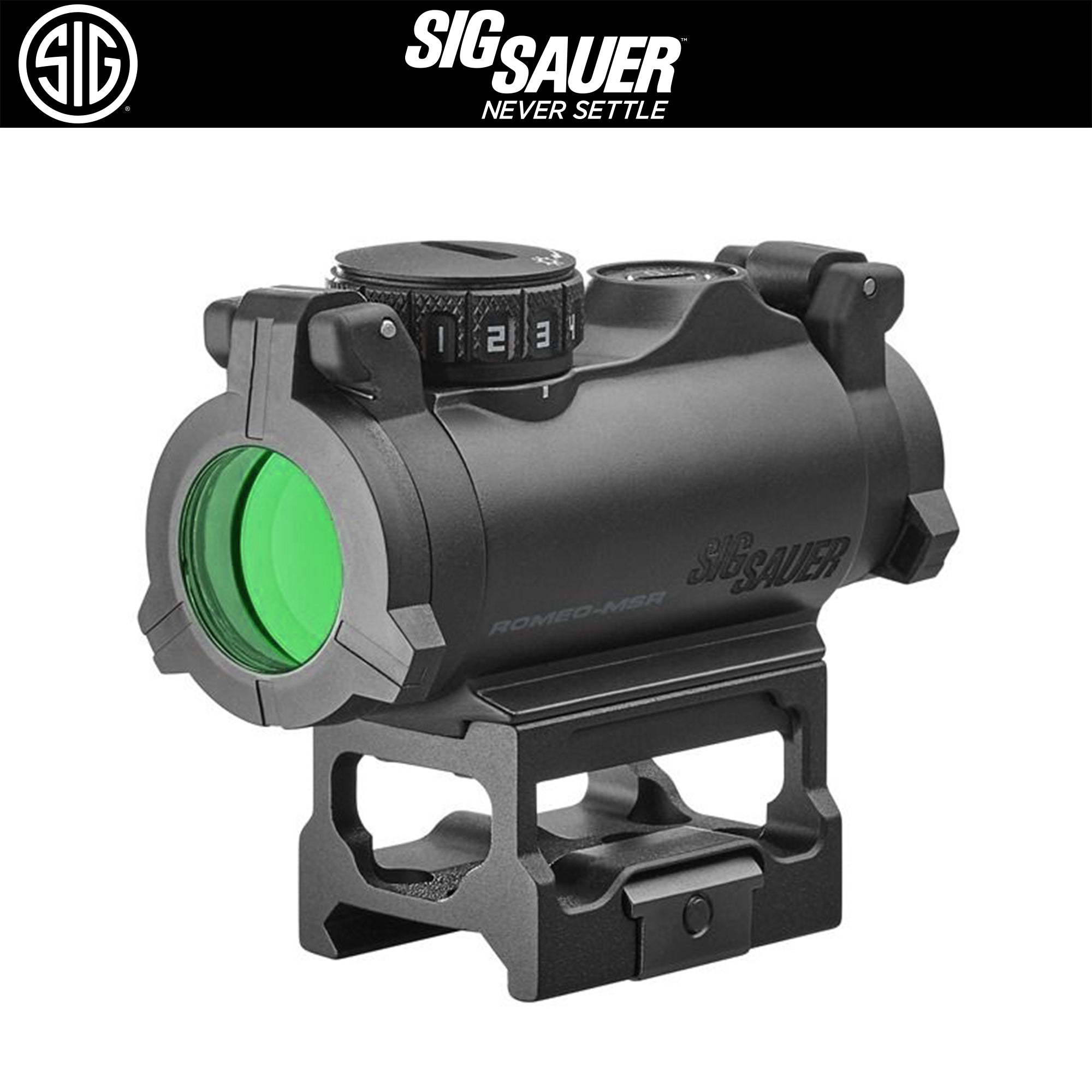 SIG SAUER ROMEO-MSR ダットサイト(1X20MM GREEN DOT SIGHT) SOR72002