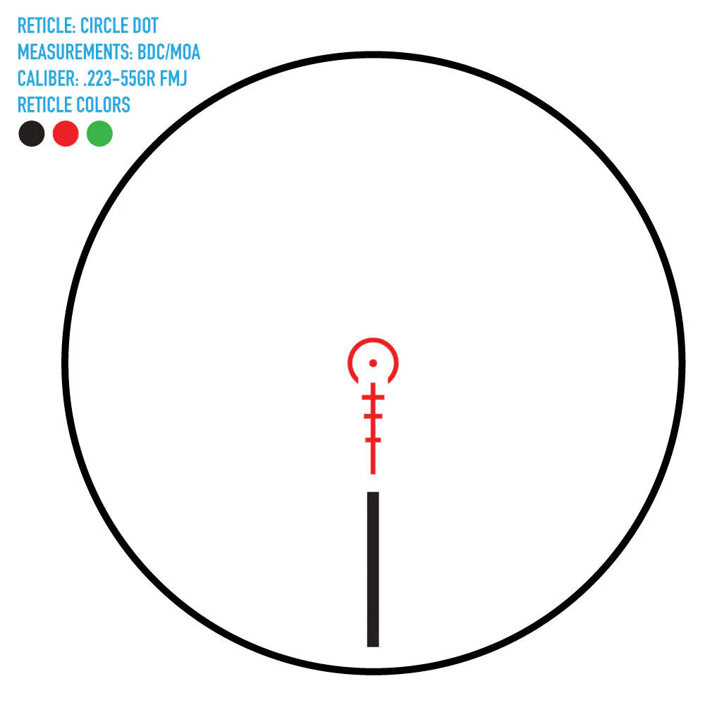 Firefield RapidStrike 1-6x24 "Kommando" Riflescope Kit ライフルスコープ FF13076K