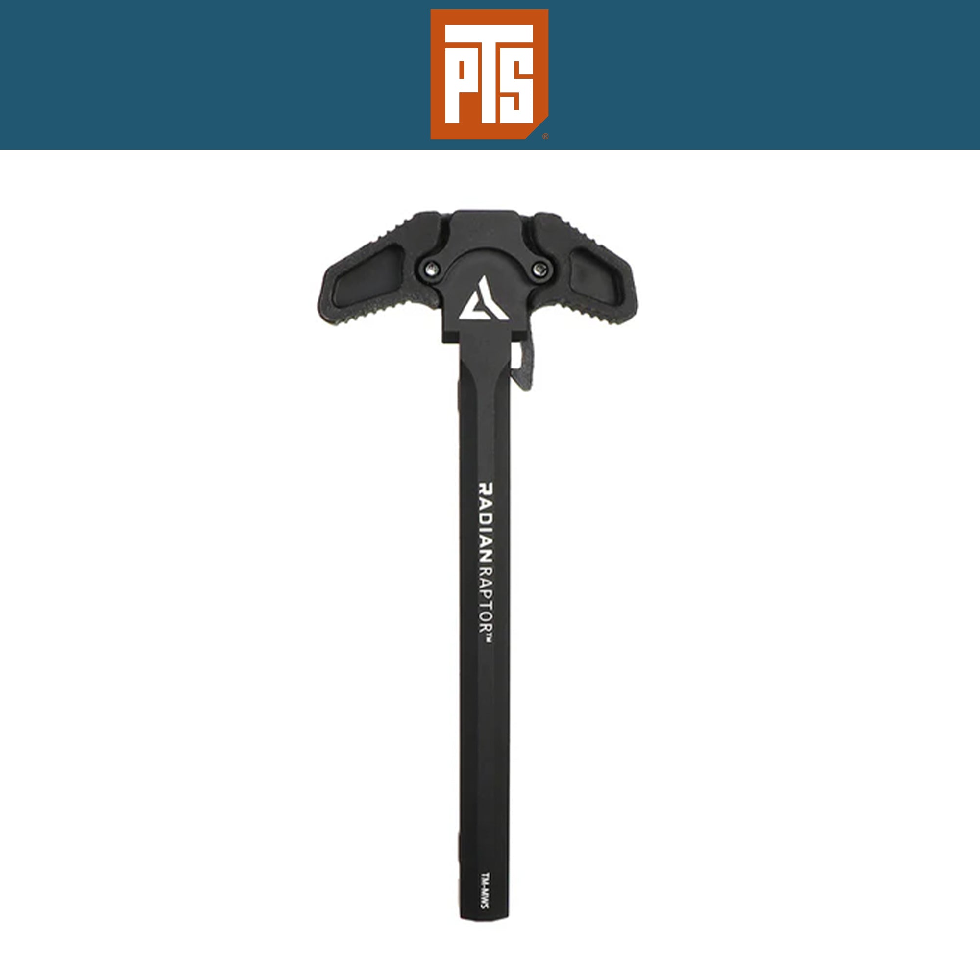 PTS Radian Raptor-LT Ambidextrous Charging Handle For Tokyo Marui - Zet Systems (MWS GBBR) チャージングハンドル【ブラック】