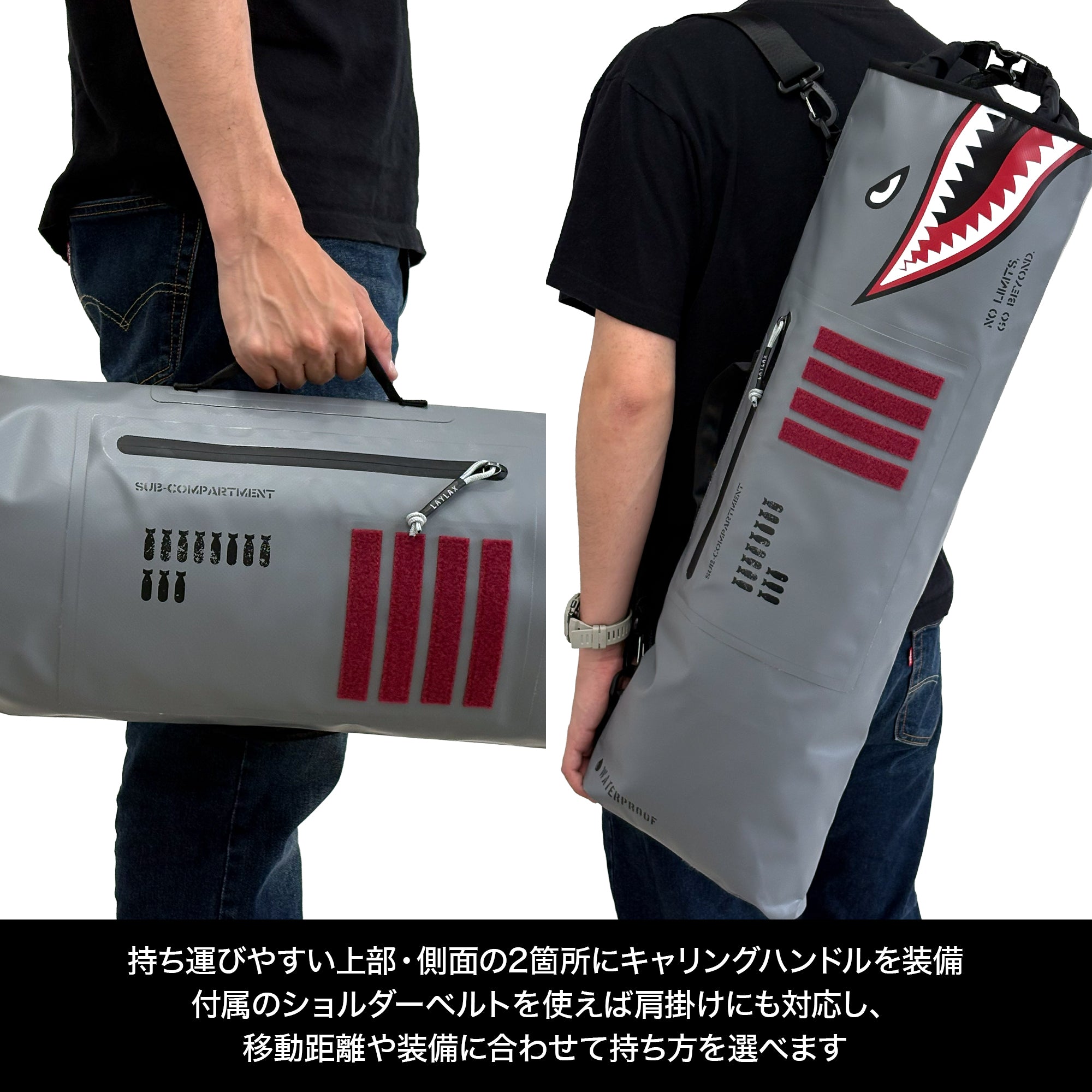 ロールトップ防水ガンバッグ[satellite/サテライト]