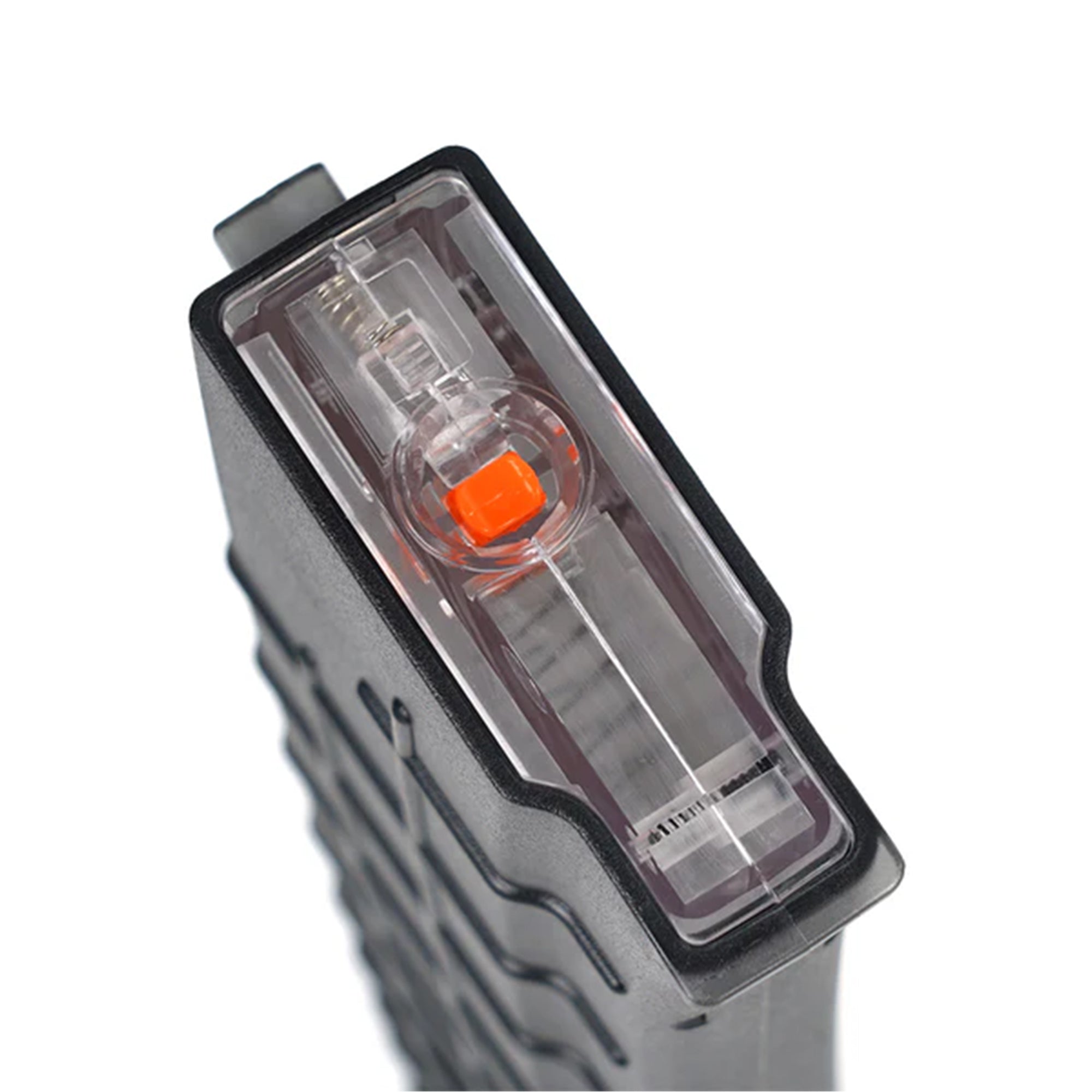 PTS Airsoft Gun Accessories TPM-AK Magazine For AEG AK Series 155rd - Translucent Black マガジン【スモーク】