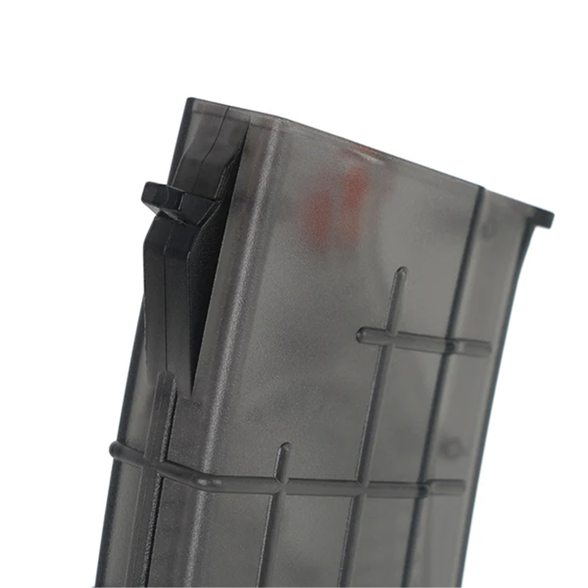 PTS Airsoft Gun Accessories TPM-AK Magazine For AEG AK Series 155rd - Translucent Black マガジン【スモーク】