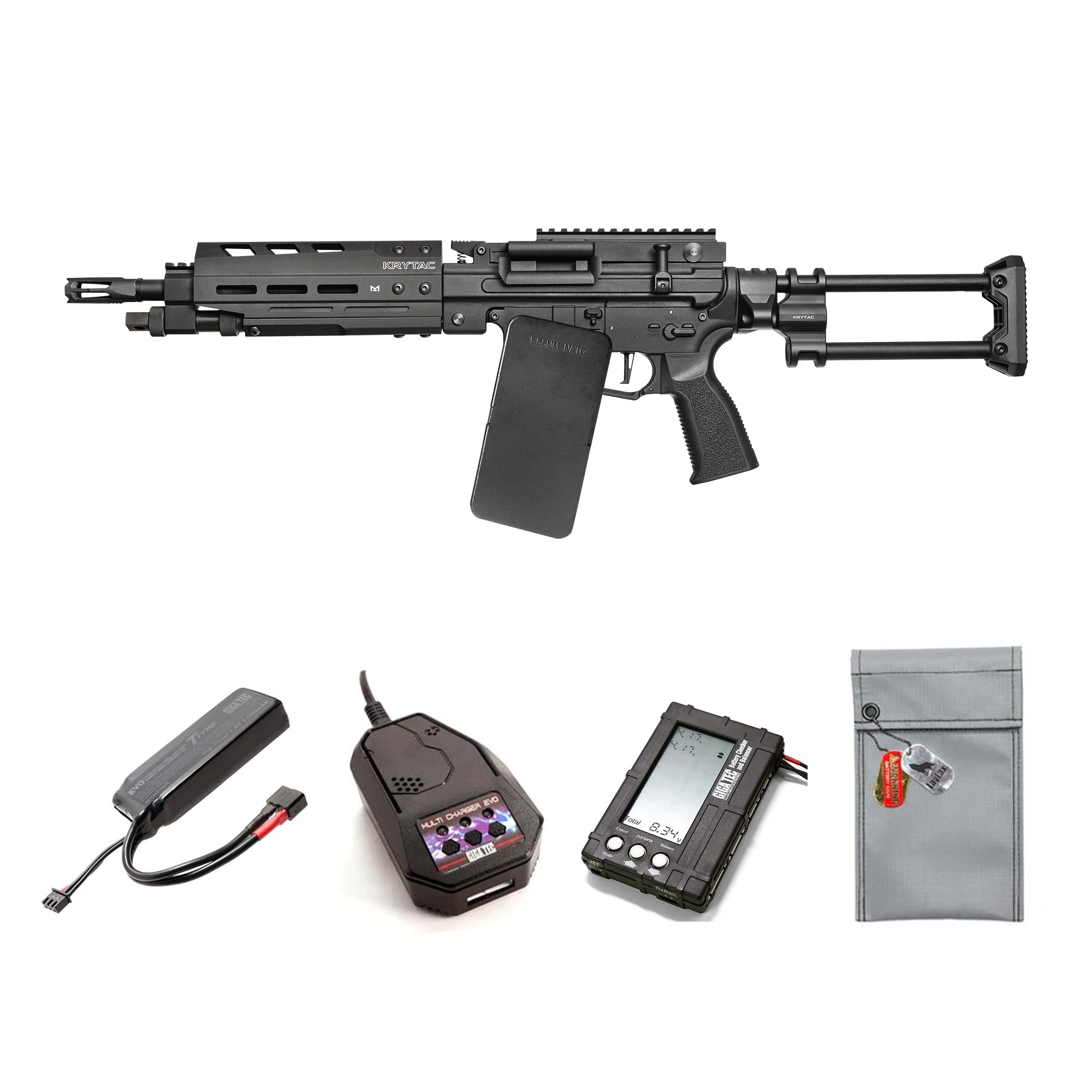 KRYTAC TRIDENT LMG-MP electric gun (Ages 18 and up)
