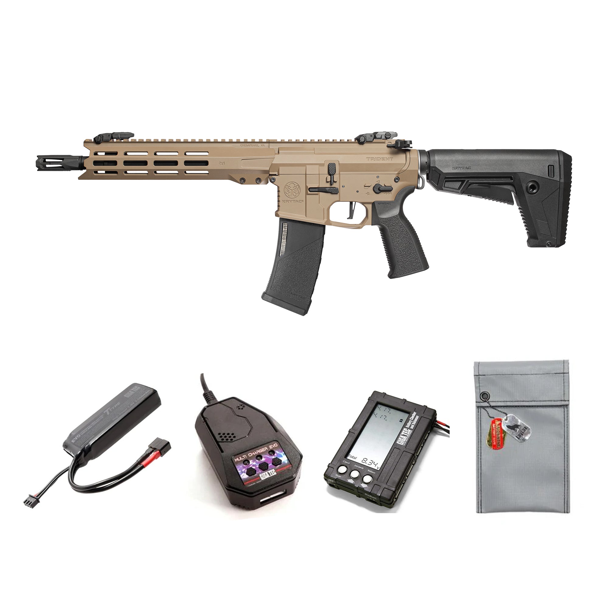 KRYTAC TRIDENT MK3 CRB M-LOK Electric Gun (Ages 18 and up)