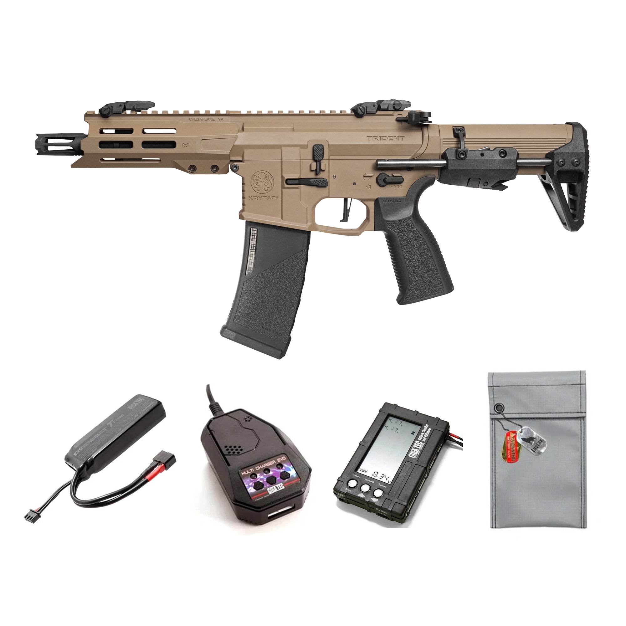 KRYTAC電動ガン本体 TRIDENT MK3 PDW M-LOK/対象年齢18歳以上