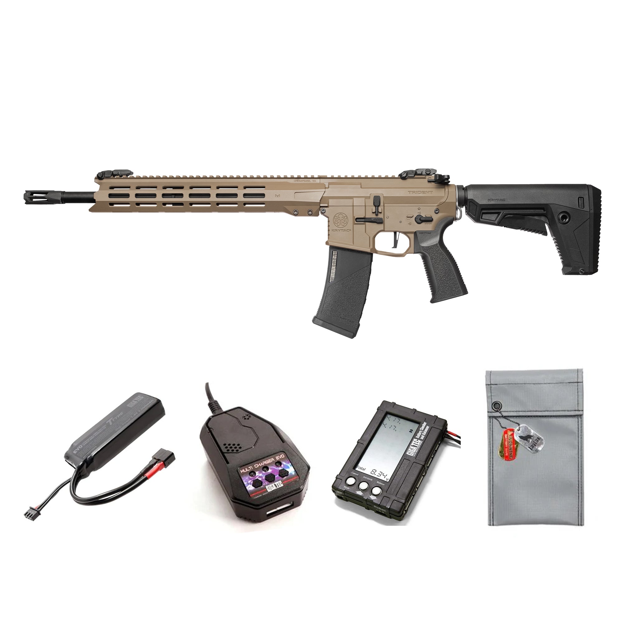 KRYTAC TRIDENT MK3 SPR M-LOK Electric Gun (Ages 18 and up)