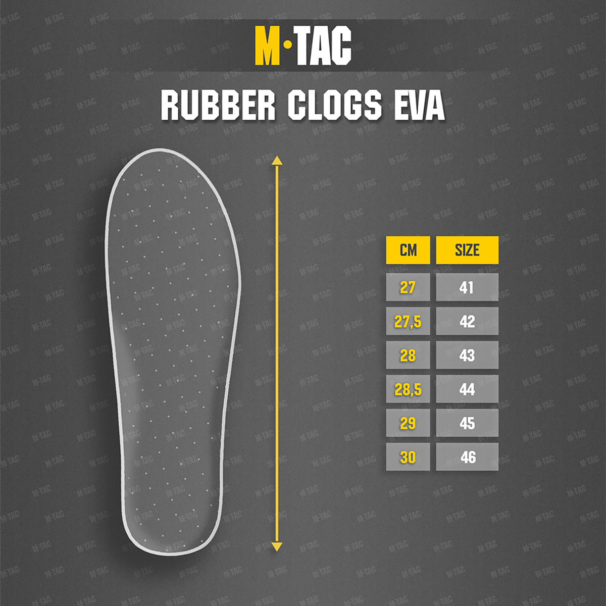 M-TAC Rubber clogs EVA クロッグ【オリーブ】 [M-TAC(エムタック)]