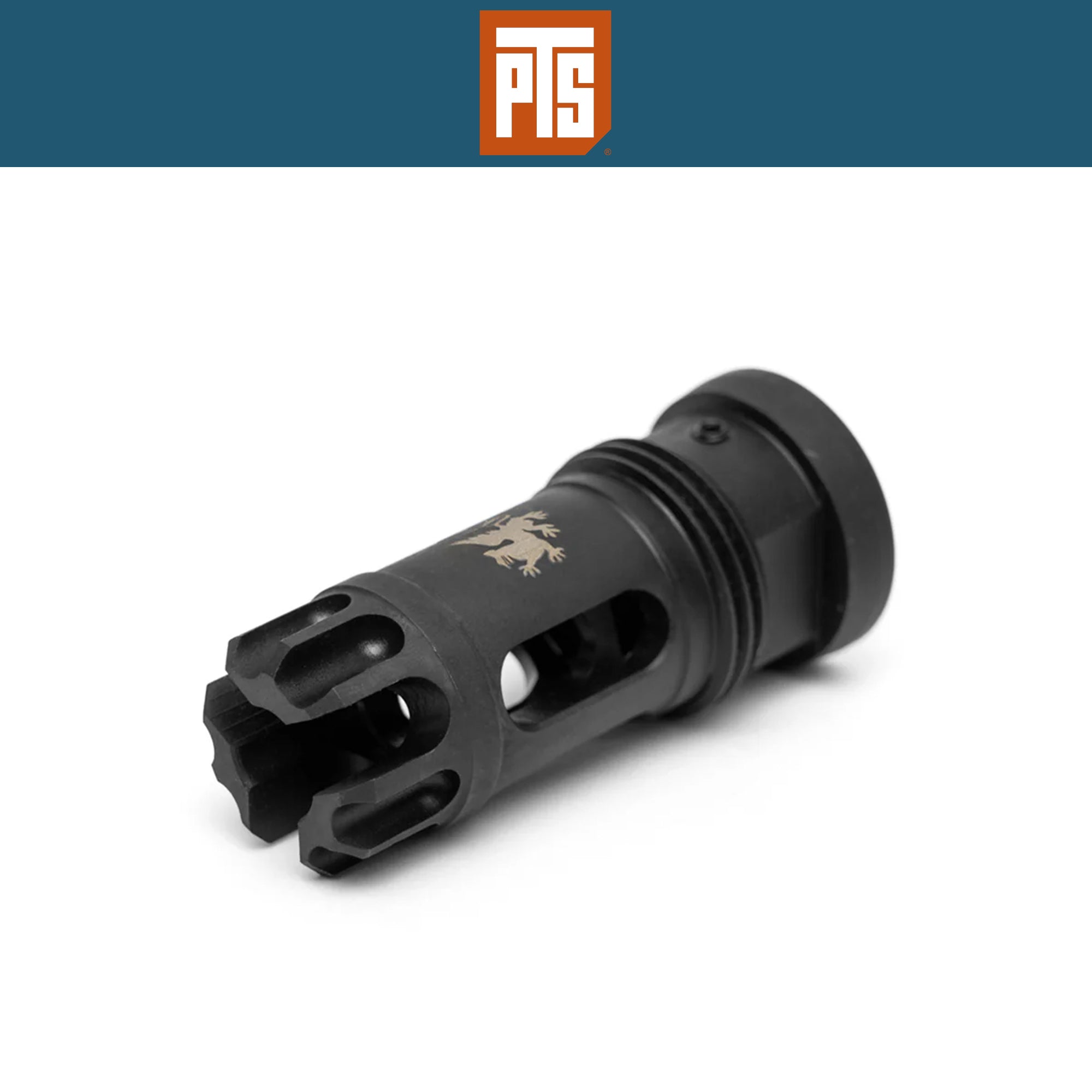 PTS Griffin Armament Taper Mount FlashComp - 14mm CCW コンペンセイター【ブラック】