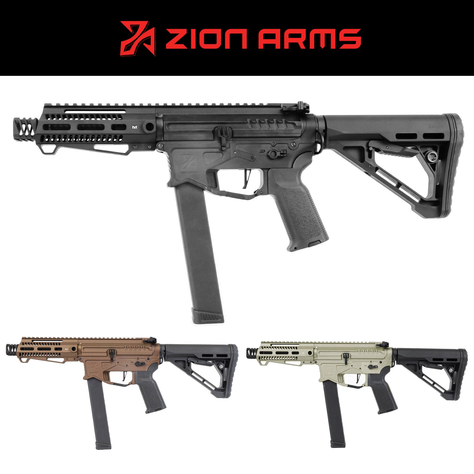 ZION ARMS PW9 Mod 1 電動ガン本体/対象年齢18歳以上