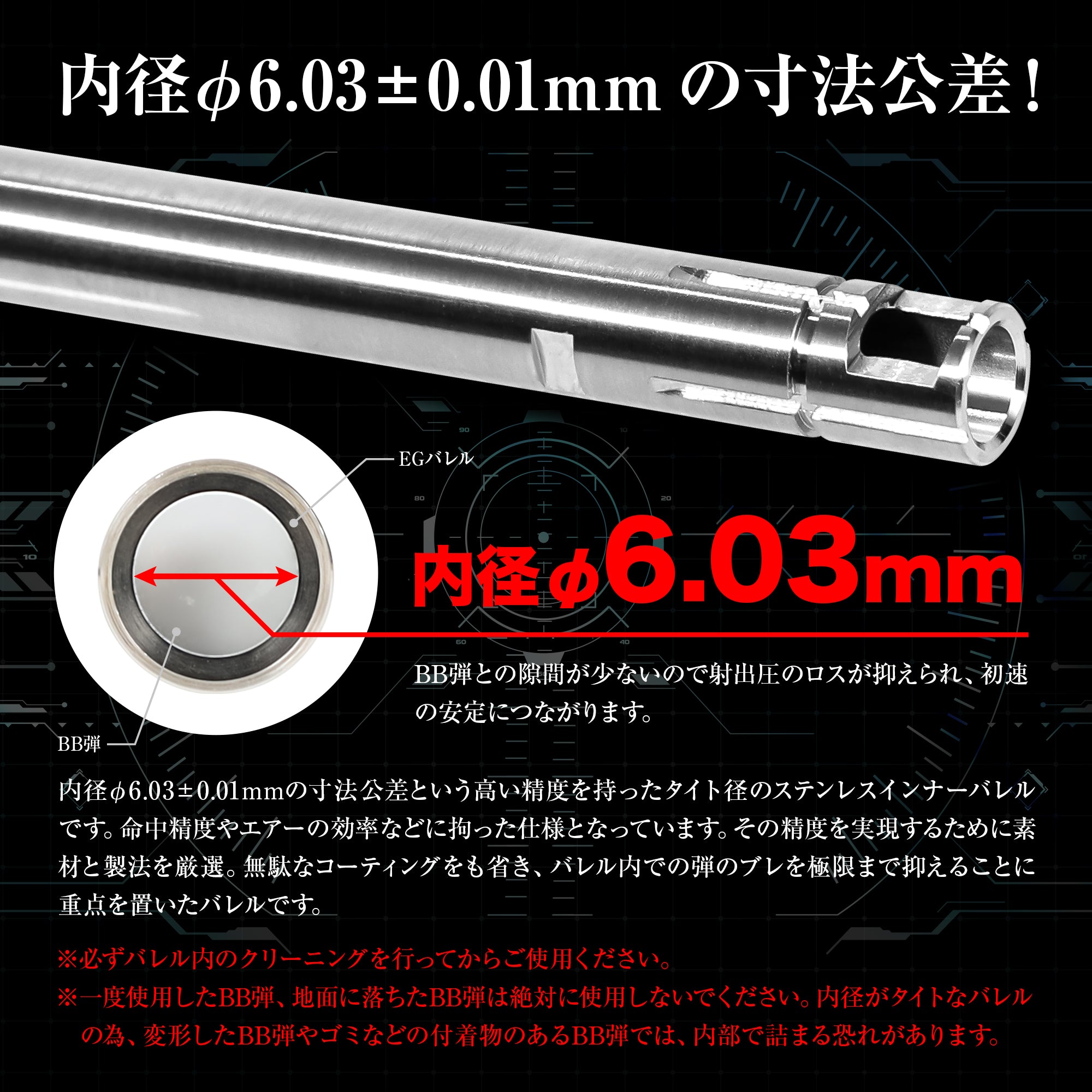 東京マルイ エボルト M4A1カービン用 EGバレル 175mm [PROMETHEUS/プロメテウス]