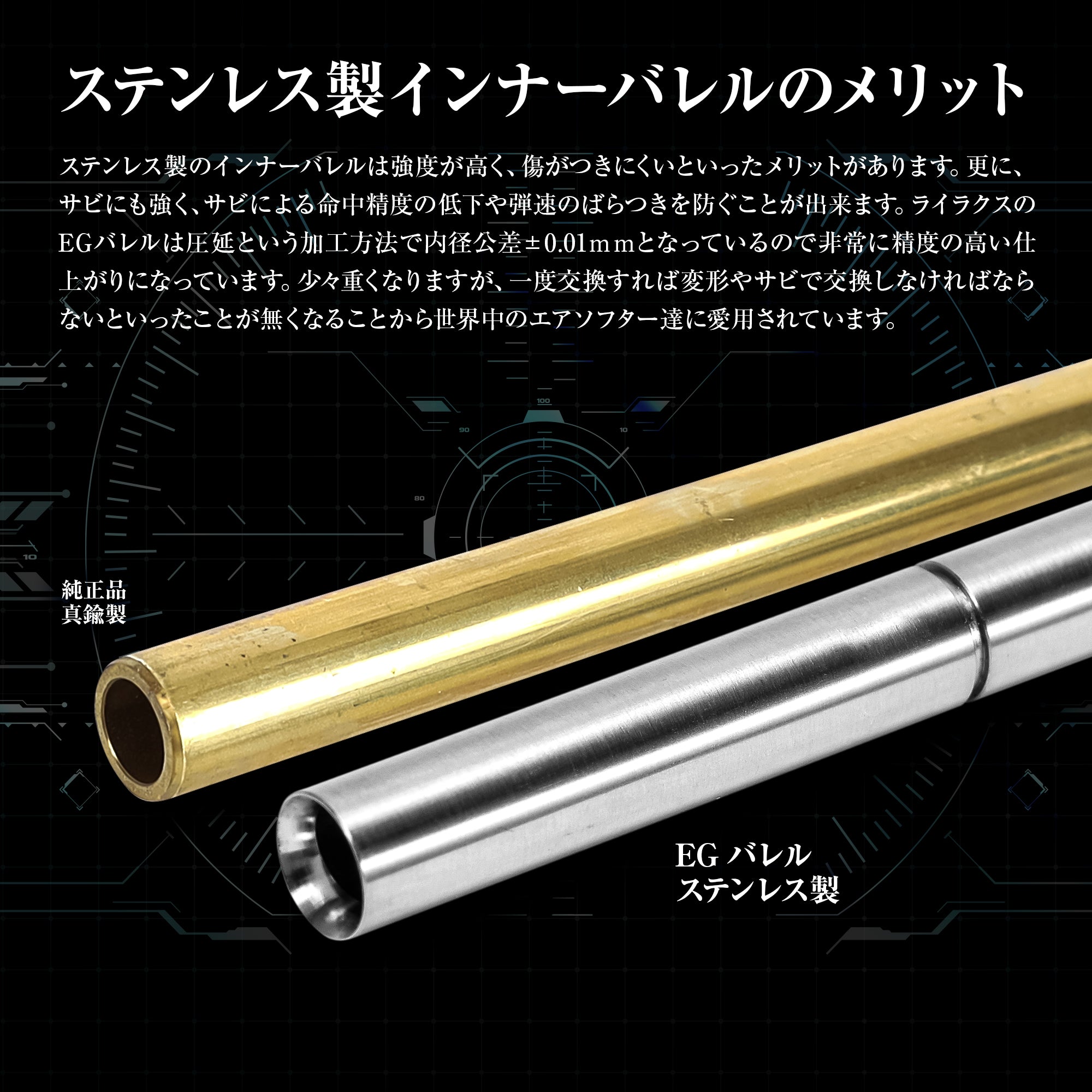 次世代MP5専用インナーバレル NEO 229mm [PROMETHEUS/プロメテウス]