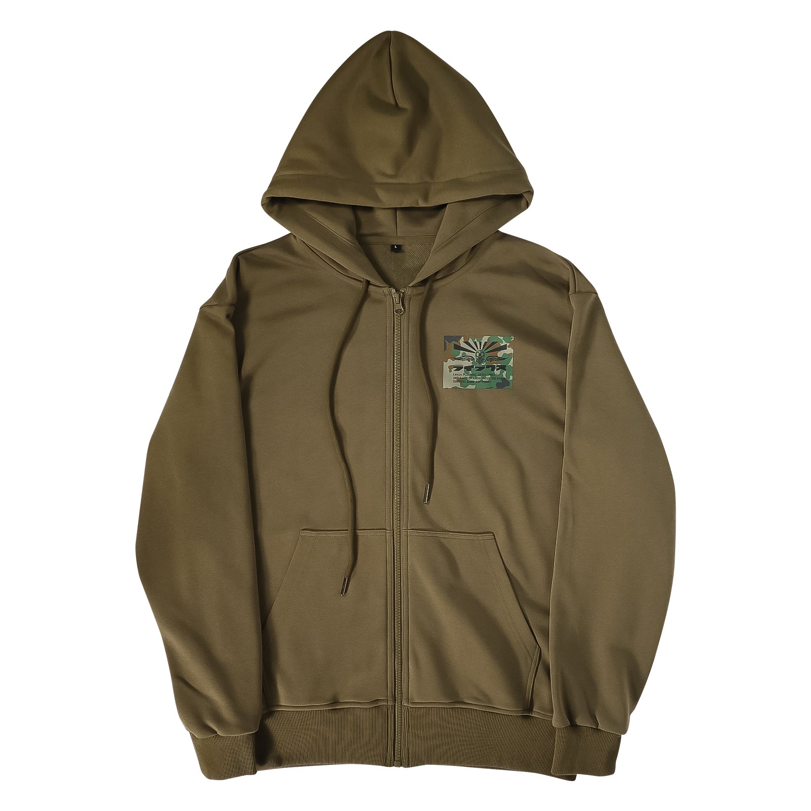 LayLax JSD フロントジップパーカー