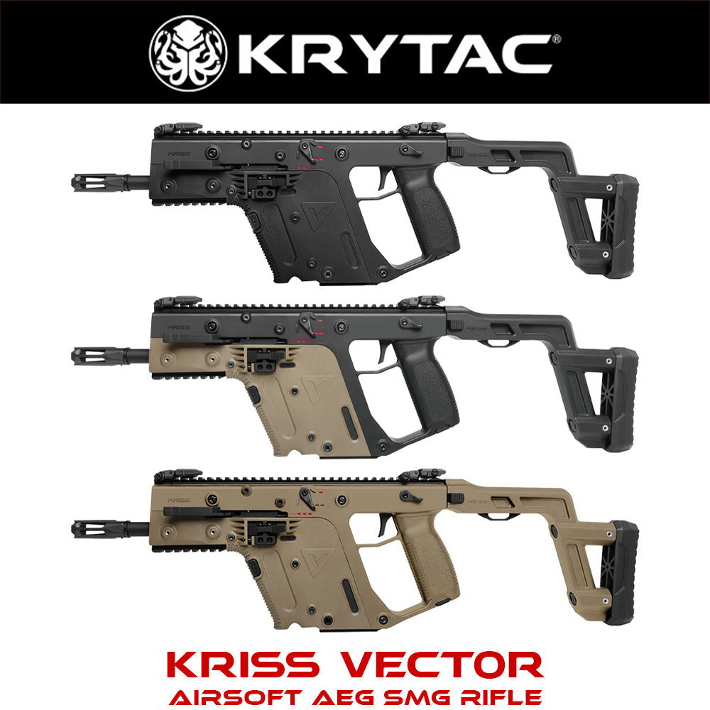 製品割引KRISSVECTOR KRYTAC クリスベクター 電動ガン クライタック マガジン計3本＆純正ケース 電動ガン