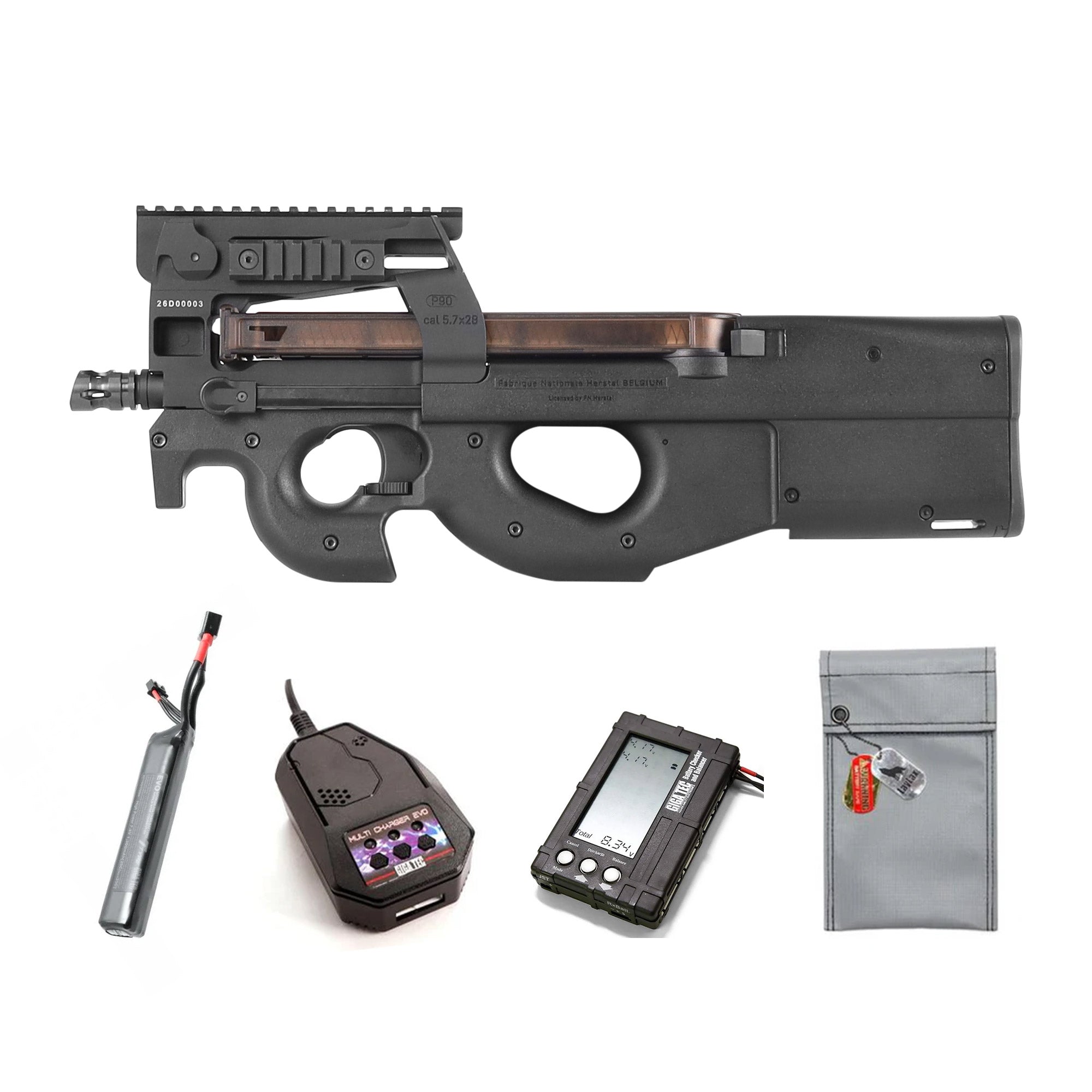 EMG KRYTAC電動ガン本体 FN P90 AEG/対象年齢18歳以上