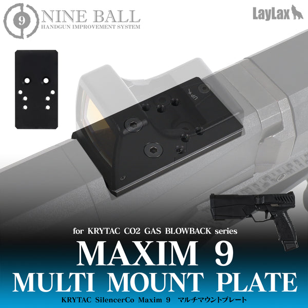 KRYTAC SilencerCo Maxim 9 Multi-Mount Plate [NINEBALL]