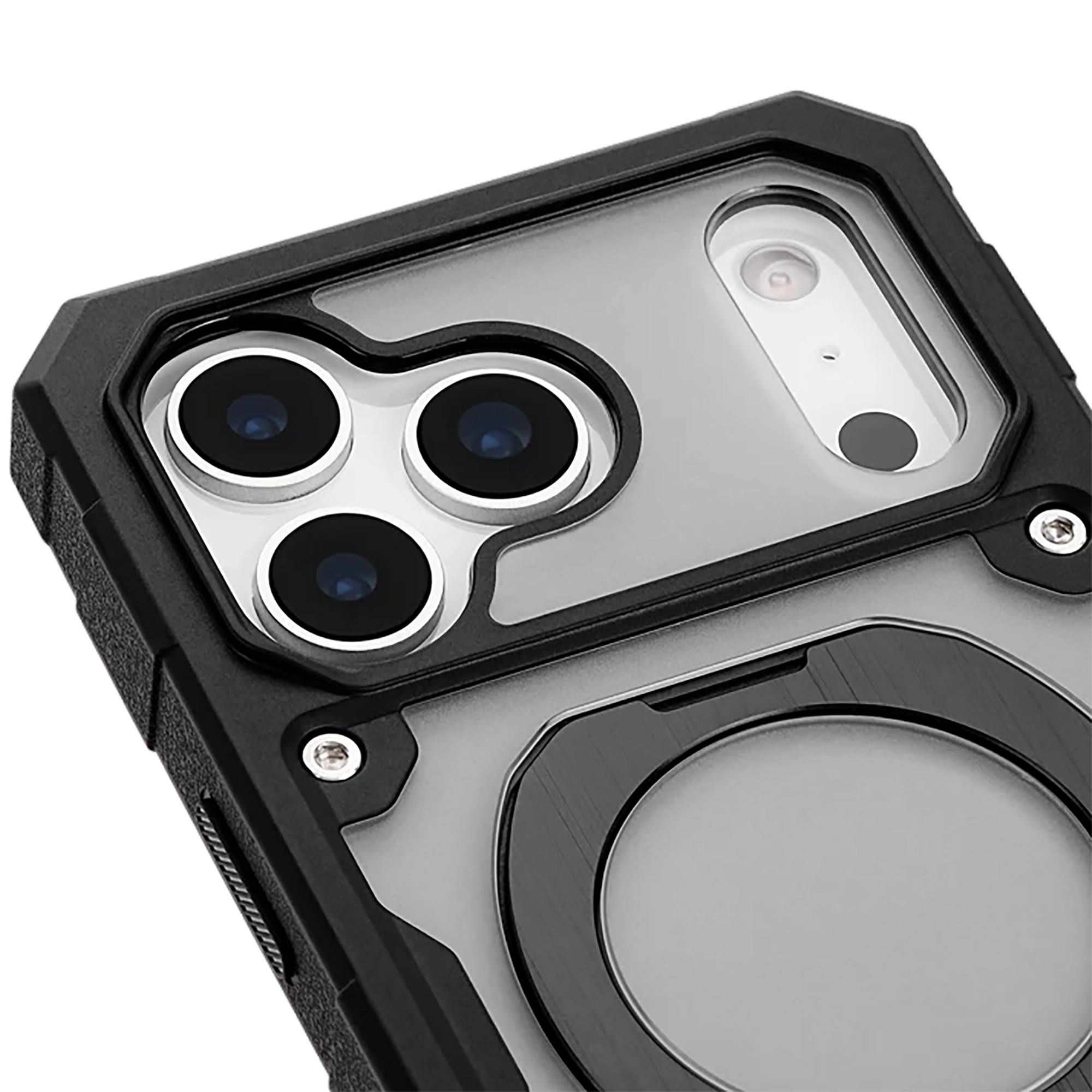 PELICAN SHIELD iPhone17 Pro Max用スマートフォンケース MagSafe対応 スタンド付き【スモーク】 [PELICAN(ペリカン)]