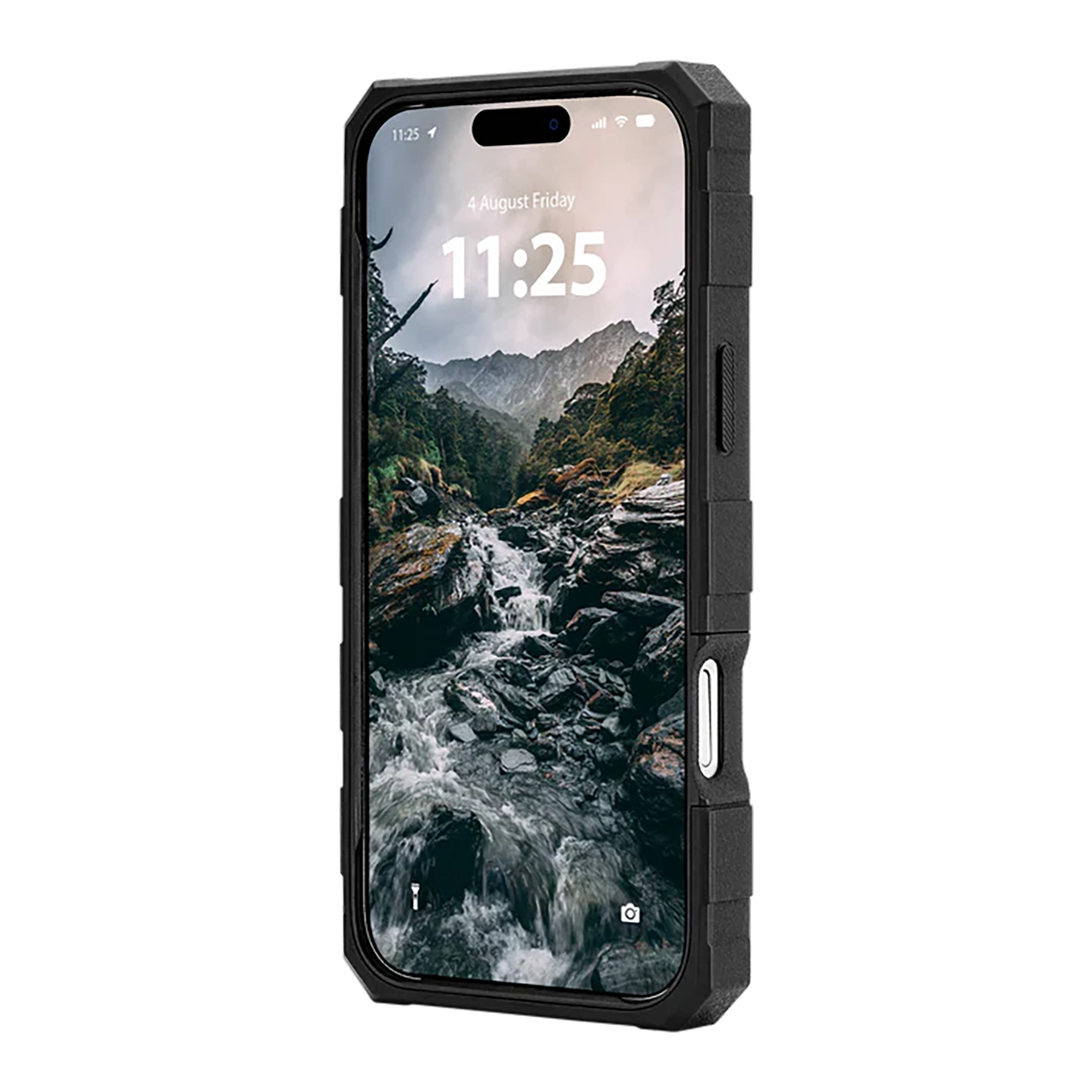 PELICAN SHIELD iPhone17 Pro Max用スマートフォンケース MagSafe対応 スタンド付き【スモーク】 [PELICAN(ペリカン)]