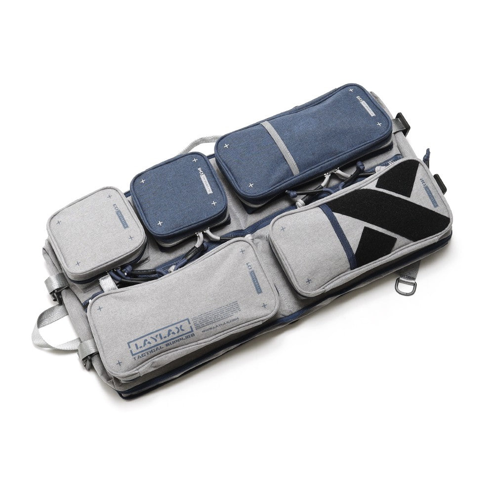 LayLax Container Gun Case - Grey-Navy - Trigger Airsoft