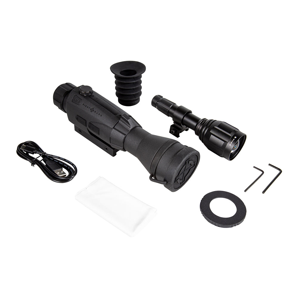 Sightmark Wraith 4K Max 3-24x50 Digital Day/Night Riflescope w/ Long Mount ナイトビジョン ライフルスコープ SM18030EU