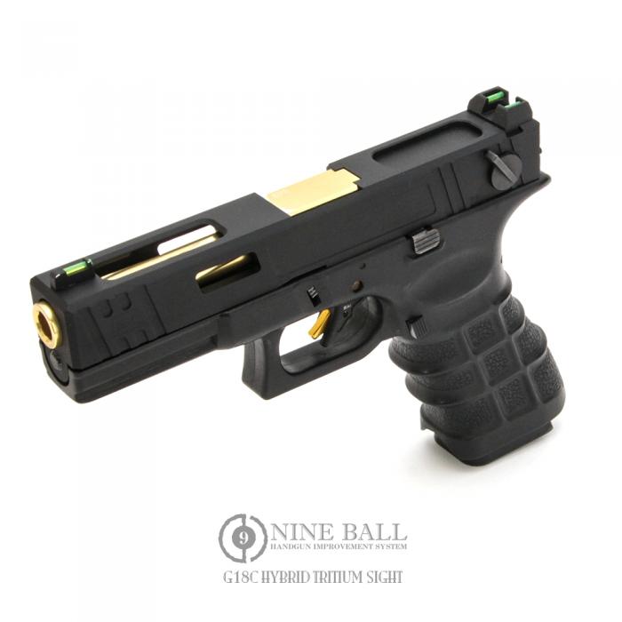 G18C/G19 HYBRID TRITIUM SIGHT  NINEBALL