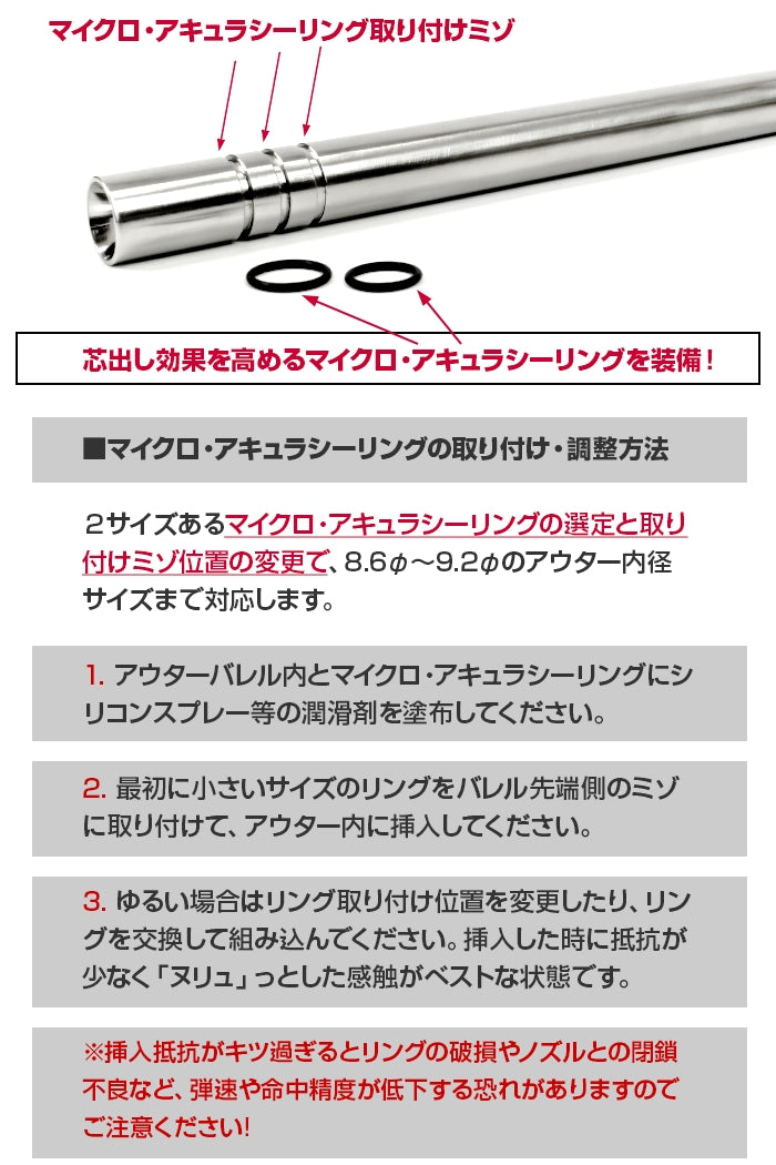 KRYTAC電動ガン専用インナーバレル[EGバレル 155mm/PDW・Vector]  PROMETHEUS[プロメテウス]