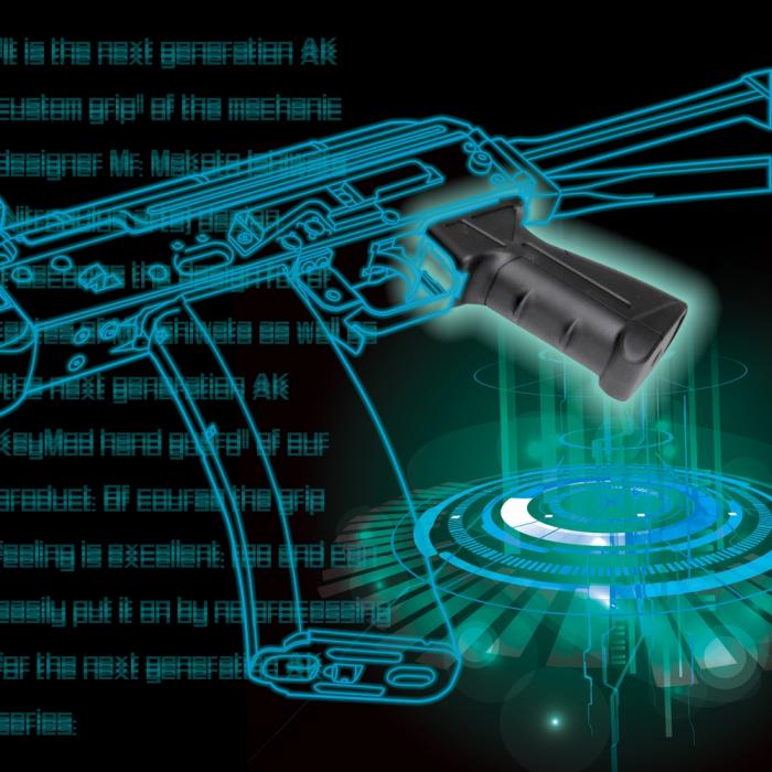 NEXT GENERATION AUTOMATIC ELECTRIC GUN AK CUSTOM GRIP designed by Ishiwata Makoto from Nitroplus arts