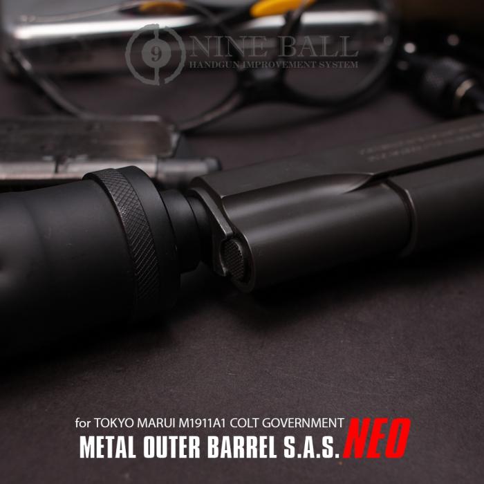 M1911A1 METAL OUTER BARREL S.A.S NEO for TOKYO MARUI M1911A1 COLT GOVERNMENT
