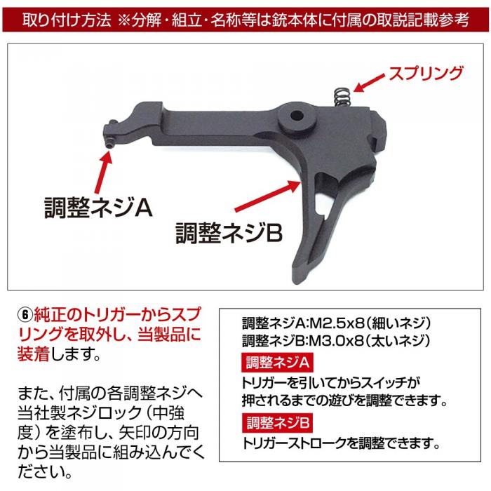 クライタック KRISS VECTOR クリスベクター カスタムトリガー[PROMETHEUS/プロメテウス]