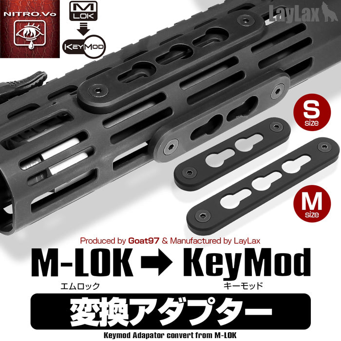 Keymod Adapator convert from M-LOK