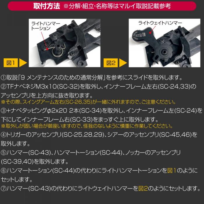 SOCOM MK23 Lightweight Trigger Pull Kit - Japan Version