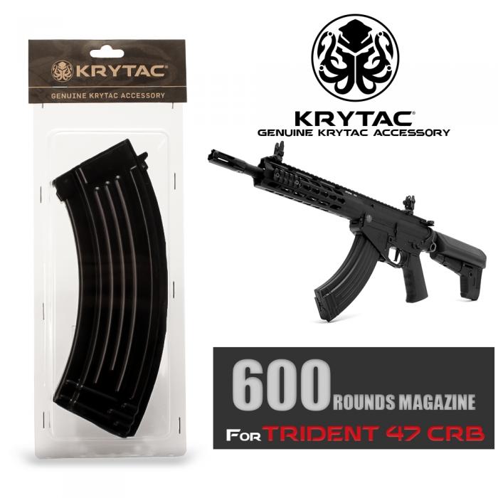 KRYTAC TRIDENT 47CRB Steel Hi-Capa AEG 600rounds AK Magazine
