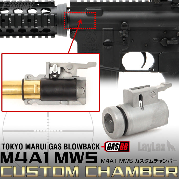 TOKYO MARUI REAL GAS BLOWBACK M4A1 MWS CUSTOM CHAMBER First Factory