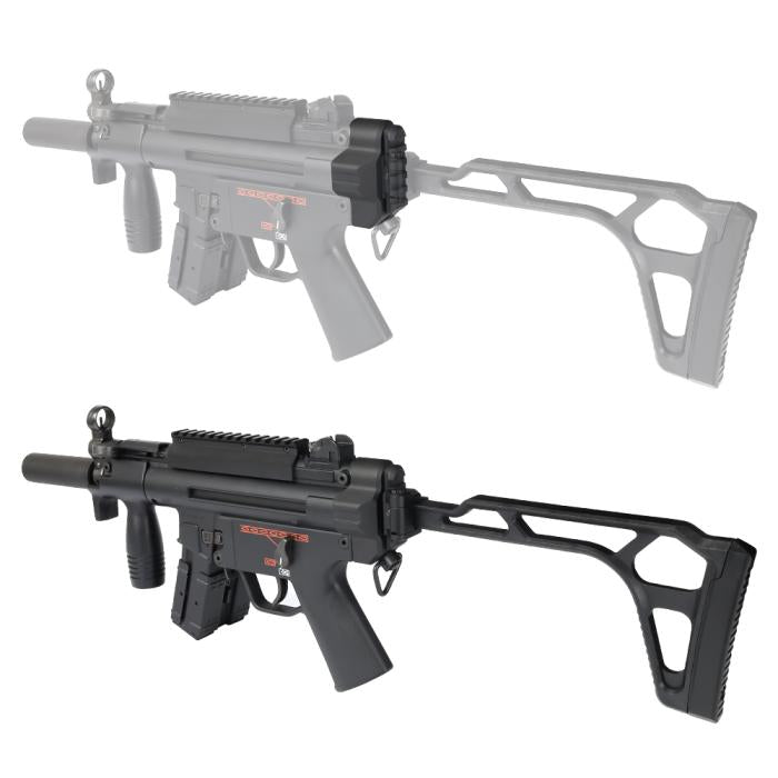 東京マルイ MP5K ピカティニーリアストックベース[FirstFactory 