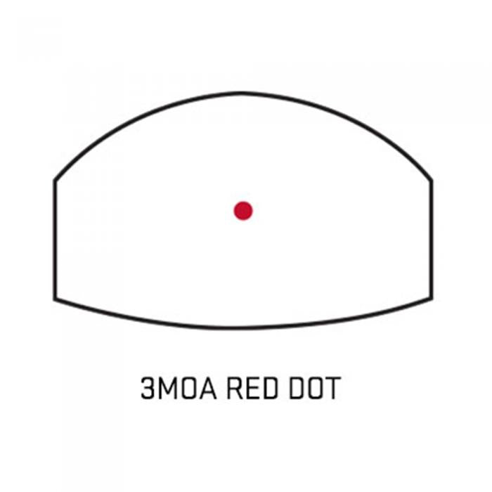 ROMEO1PRO, 3 MOA, 1.0 MOA ADJUST, STEEL SHROUD, BLACK