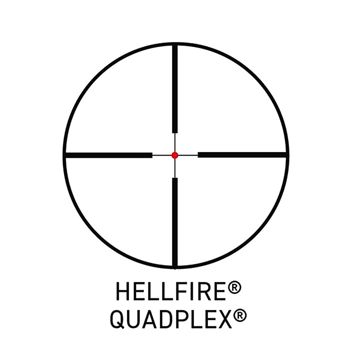 SIG SAUER WHISKEY3 4-12X40MM 1in Hellfire Quadplex BK, SOW34206