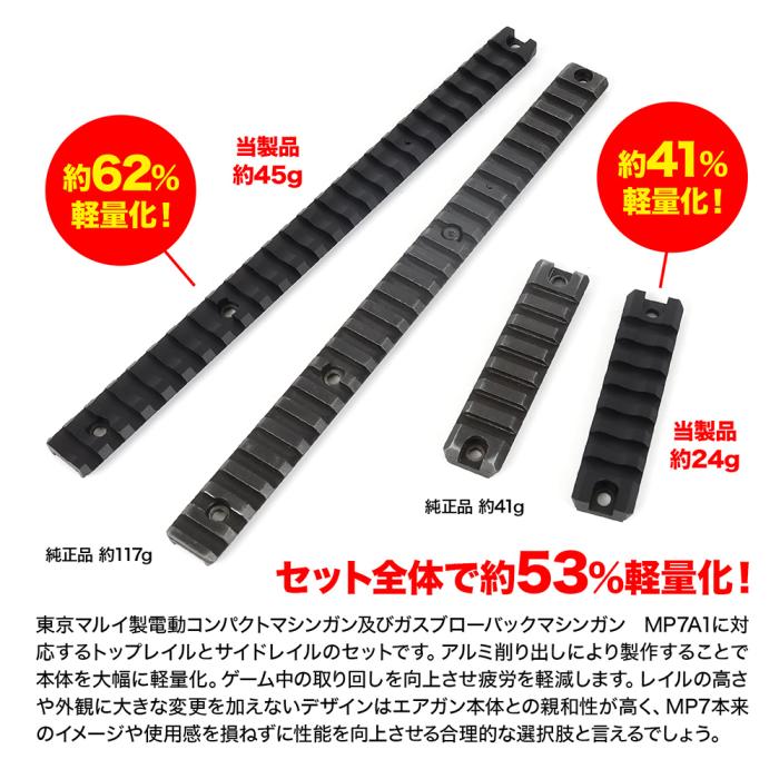 【LayLax.com Limited】 MP7 Lightweight Rail Set