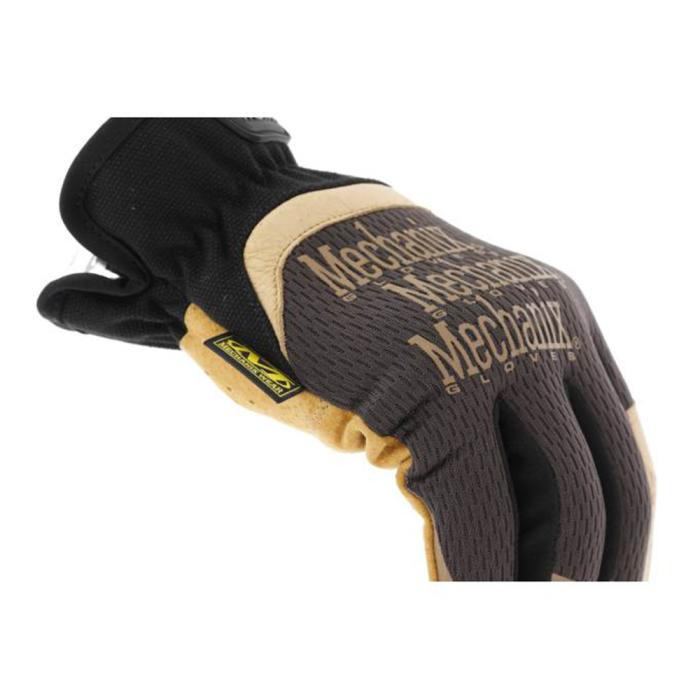 MechanixWear/メカニクスウェア Leather FastFit Gloveファストフィットグローブ【ブラウン】 LFF-75