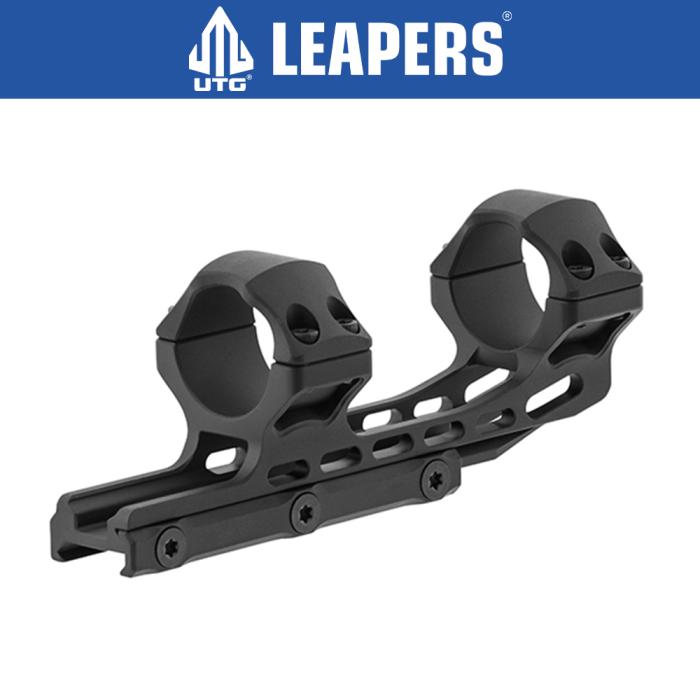 UTG(R) ACCU-SYNC(R) 30mm High Profile 50mm Offset Picatinny Rings, Bla ...
