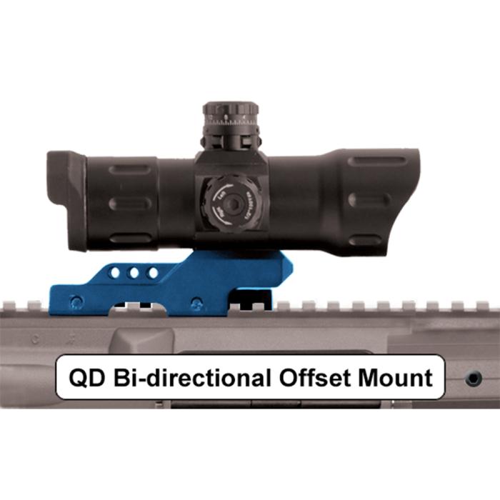 UTG(R) 6" ITA Red/Green CQB T-dot Sight with Offset QD Mount ドットサイト SCP-TDTDQ