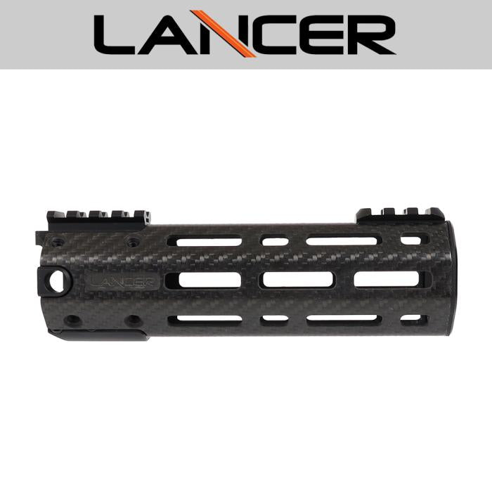 LANCER SYSTEMS LCH5 Gen II M-LOK Carbon AR-15 Handguard - 7" - Sight Rail - Black ハンドガード 7inch LCH5-G2-070-SR-BLK